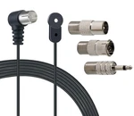 Fm Antenna, Ancable Indoor F-type Male 75 Ohm Radio Coax Wire Black. Fixed Price $10.97.