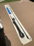 Roberk Black 31" Mast Antenna , Vintage Nos Narrow Fender Base. Fixed Price $24.99.