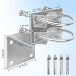 Xrds-rf Antenna Pole Mount Kits, Bracket With Double U-bol.... Fixed Price $21.60.