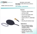 Pulse Larsen Gnsscgmsma Gps/glonass/beidou/compass/galileo Satellite Antenna. Fixed Price $9.90.