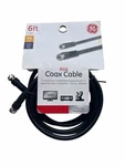 Ge RG6 Coax Cable 6FT 1.8M Type Hdtv Satellite Antenna Jasco. Fixed Price $9.99.