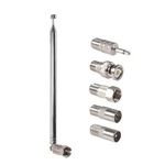 Aediko Fm Telescopic Antenna 75 Ohm Indoor Radio Type Silver. Fixed Price $10.52.