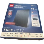 Rca ANTB55E Indoor Flat Amplified Hdtv Antenna Multi Directional Mile Range. Fixed Price $16.97.