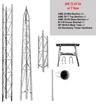 Amerite "25G" American Tower, Rohn STYLE-AME25 3' BASE-40 Ft, Authentic (full ). Fixed Price $1599.00.