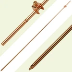 Skywalker - 4FT Rod With Attached Wire Clamp Copper Grounding Gold. Fixed Price $31.18.