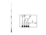Comet CA-2X4SRNMO Broadband Vhf/uhf Mobile Antenna W/ Connector 40" Tall. Fixed Price $81.66.