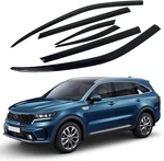 Autoclover Tape-on Rain Guards Window Visors 6 Pcs Set For Kia Smoked 2021-2024. Fixed Price $88.00.