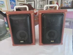 2 -rca 40-5001 Bookshelf Speakers 50W 8 Ohms Radio Shack W/ Removable Carry Case. Fixed Price $55.00.