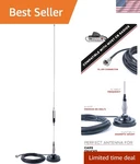 28" Nagoya CB-72 Antenna Kit With Heavy-duty Magnetic Mount & 18' RG-58A/U Cable. Fixed Price $64.99.